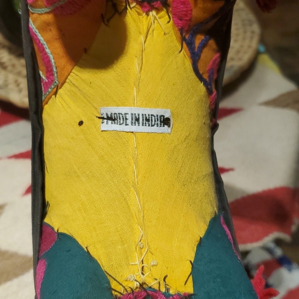 FABRIC PATCHWORK CAMEL - Picture 4 of 4